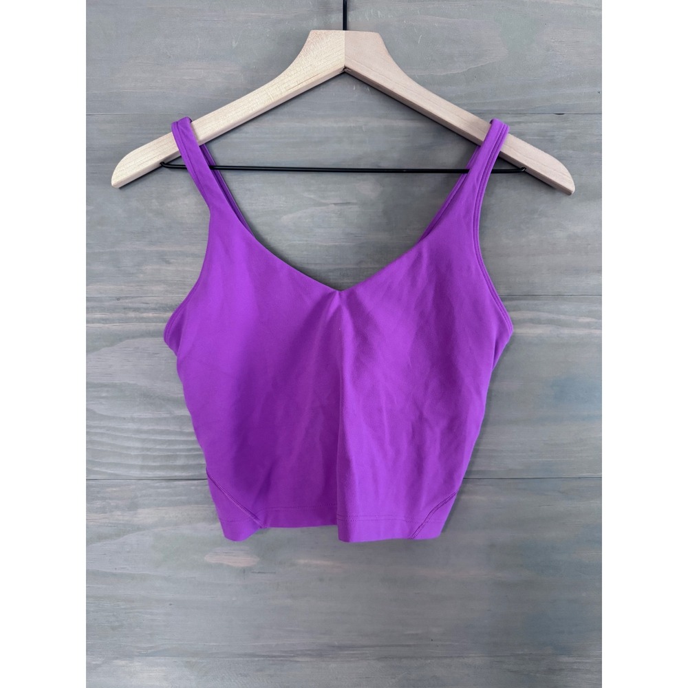 lululemon athletica Purple Crop Top